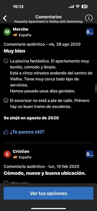 Precioso Atico Duplex En Vielha Para 6 Pax Exteriör bild